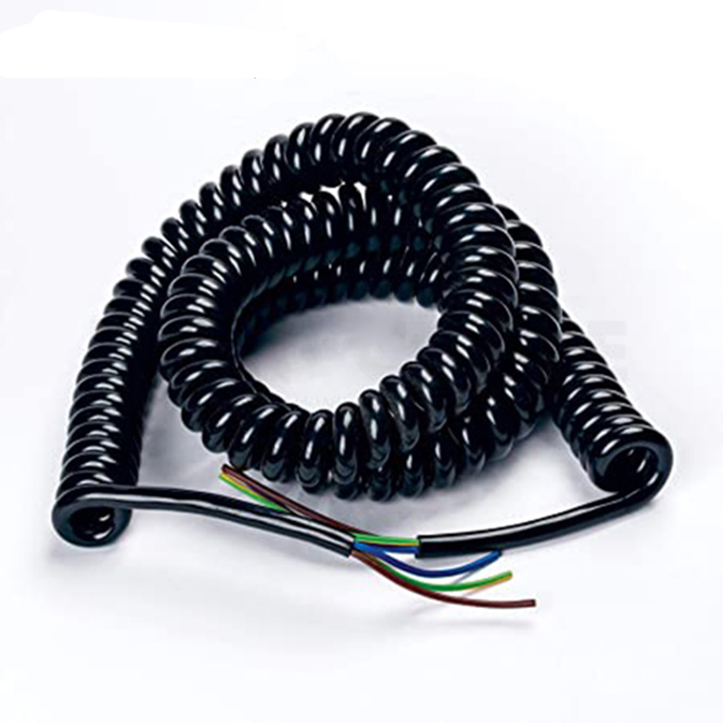 Coiled/Spring/Spiral Cable 3*0.5
