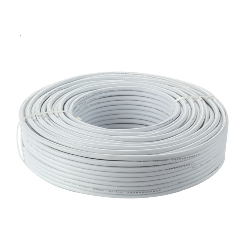 Environmentally Friendly PVC Insulated 300/300V H03VV-F Stranded Copper Electrical Wire