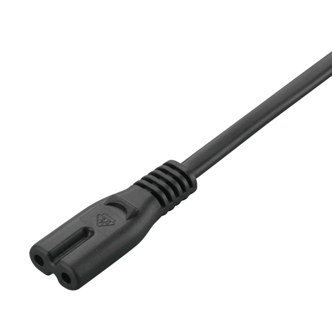 Hot Sale UL Approved 2 Pin Power Cord with C7 Connector 